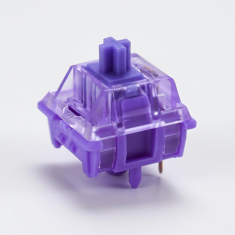 YMKPVR KBDiy Asura Keyboard Switch for Gaming Mechanical Gaming Keyboard KIT Purple Factory Lubed Custom DIY 5Pins Tactile Switch(35pcs) - Image 1